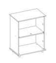 Ver imagem 5 de Balcão Isadora Duplo 2 Portas 1 Gaveta Branco UV - FdECOR