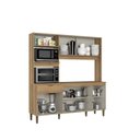 Ver imagem 4 de Cozinha Compacta 3 Peças com Torre Quente e Balcão sem Tampo Flórida Yescasa Cappuccino/Off White