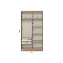 Ver imagem 7 de Guarda-roupa 4 Portas 2 Gavetas 120cm X 220cm Milan