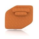 Ver imagem 5 de Sofá 4 Lugares Orgânico com Chaise e 3 Módulos Berlim bouclê Caramelo-cinza Claro K01 - D'rossi