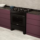 Ver mais imagens de Fogão de Piso 5 Bocas Alpro 450 Preto 127V com Forno Elétrico Airfryer - Realce