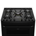 Ver imagem 4 de Fogão de Piso 5 Bocas Alpro 450 Preto 127V com Forno Elétrico Airfryer - Realce