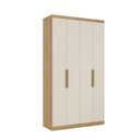 Ver imagem 2 de Guarda-Roupa 4 Portas 2 Gavetas 120cm x 220cm Milan Off White/Capuccino