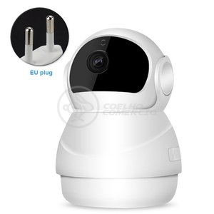 Câmera Ip C360 de Segurança Wifi 2 Antenas Robô Hd 1080p sem Fio Jortan Áudio Visão Noturna - 8166xp