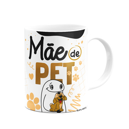 Caneca Flork Mães - Mãe de Pet Cachorro - 325ml - 2