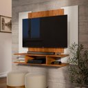 Ver imagem 1 de Painel Suspenso 8455 para Tv até 50 Polegadas Off White Freijó Ej Móveis