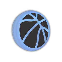 Placa Led Luminosa Bola de Basquete 50 Cm Bgplasticos Bgpc Branco Frio - 3