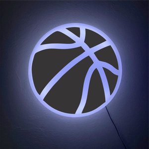 Placa Led Luminosa Bola de Basquete 50 Cm Bgplasticos Bgpc Branco Frio