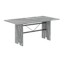 Ver imagem 6 de Conjunto de Mesa Tubular 180cm X 75cm Tampo Granito Topázio com 8 Cadeiras Lara
