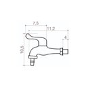 Ver imagem 4 de Torneira abs branca luxo tanque pia 1/4 de volta Civitt