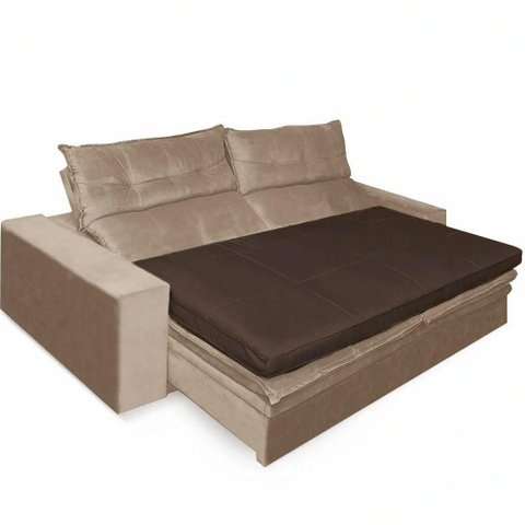Pillow Top para Sofá Reclinável 10cm 1200g-m² 180x90cm Marrom