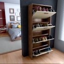 Ver imagem 4 de Sapateira Organizador 4 Gavetas 150x65cm Lunna