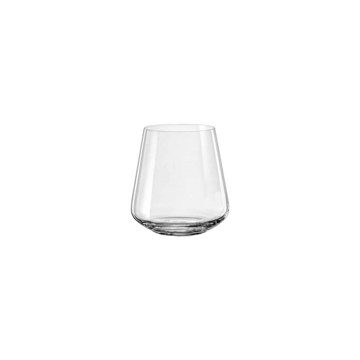 2 Copos de Cristal para Vinho Tinto 400 Ml Sandra Bohemia - 2