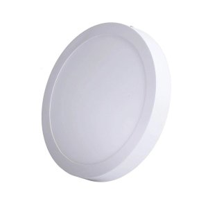 Kit 10 Painel Led Redondo Sobrepor 12w 6500k Bivolt Foxlux
