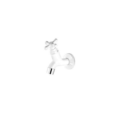 Torneira Tanque 10CM Pvc Marujá Branca Viqua 1130902