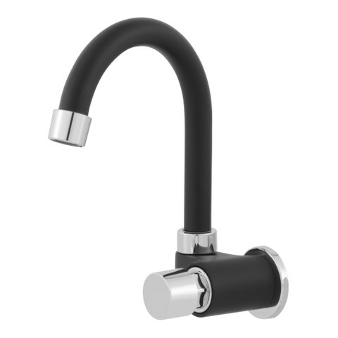 Torneira Automática Banheiro Parede Lavatório Black Edition