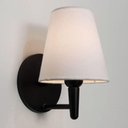 Ver imagem 2 de Arandela Cone Md-2004 Base Preto Cúpula em Tecido 14-14x07cm Branco - Bivolt