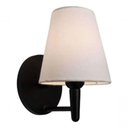 Ver imagem 4 de Arandela Cone Md-2004 Base Preto Cúpula em Tecido 14-14x07cm Branco - Bivolt