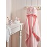 Toalha com Capuz Cisne Algodão Rosa - A\baby - 1