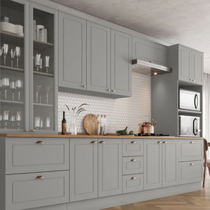 Cozinha Projetada Americana Henn 3.43m com Tampo