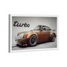 Quadro Porsche Gold 911 Turbo Br Artes - 1