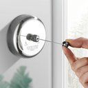 Ver imagem 3 de Varal Parede Pratico Retrátil 187,5 Cm Inox Ajustável Aço