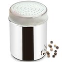 Ver mais imagens de Conjunto 6 Saleiros Inox de Mesa Pimenteiros com Tampa Bancada Brinox Restaurante