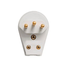 Kit 4 Plug Pino Macho Prensa Cabo Gigante Tomada 10a 250v Ilumi Cor:branco - 3