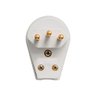 Kit 4 Plug Pino Macho Prensa Cabo Gigante Tomada 10a 250v Ilumi Cor:branco - 3