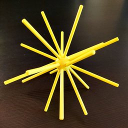 Ouriço Decorativo G - 20 Cm Altura - Estatueta - Decoração -Toque 3D: Amarelo - 5