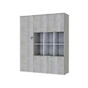 Ver imagem 1 de Armário Alto com Nichos e 05 Portas 161,5x135x42cm Wlan135 Snow - Branco