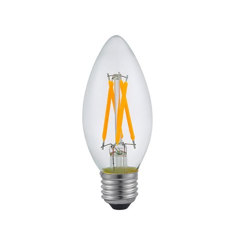 Lâmpada Filamento Led Vela 4w 2400k 400lm E27-nordecor