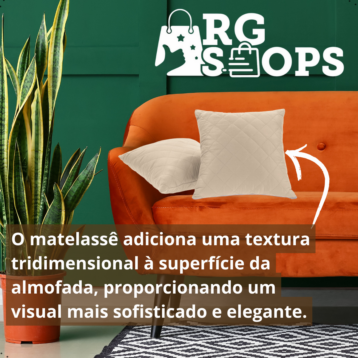 Kit 04 Capas de Almofadas Cor Bege 45x45cm Tecido Fofinho e Macio com Zíper - 2