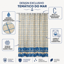 Ver imagem 5 de Cortina Box Banheiro Antimofo Impermeável com Gancho 1,76m