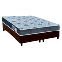 Ver imagem 1 de Cama Box Queen: Colchão Anatômico Orthoflex D45/ep Cecina + Base Crc Suede Brown(158x198)