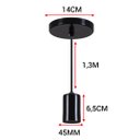 Ver imagem 4 de Pendente Copinho Tubo Cilíndrico - Preto - Preto