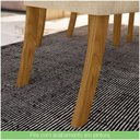 Ver imagem 2 de Conjunto Sala de Jantar Mesa 160cm 6 Cadeiras Melinda Casa 812 Nature Off White e Linho