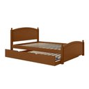 Ver imagem 5 de Cama Casal de Madeira com Cama Auxiliar Solteiro Merk