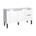 Ver imagem 1 de Gabinete de Cozinha Para Pia de 150 em Madeira Cisne 2 Gavetas Branco - Cozimax