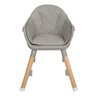 Cadeira Refeicao 6 em 1 Woody Grey (cinza) - Kikka Boo - 4
