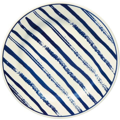 Kit Jogo Pratos Raso Jantar 8 Pessoas 8pçs Margaridas 24cm