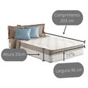 Ver imagem 5 de Colchão Solteiro Especial 96x203x33cm Molas Ensacadas King Best - Anjos - Megasul