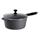 Ver imagem 2 de Caçarola Ferro Preto Tampa Vidro 2l 26cm