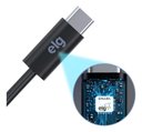 Ver imagem 7 de Cabo Preto Elg USB Tipo-C 240W 1 Metro - TC240