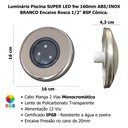 Ver imagem 3 de Luminária Piscina Super Led 9w 160mm Branco