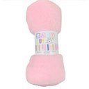 Ver imagem 1 de Manta Bebe Microfibra Lisa 1,00 M X 80 Cm Baby 2u!: Rosa Bebe