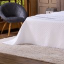 Ver imagem 4 de Kit Cobre Leito Colcha Sublime Percal 300 Fios Toque de Pluma Dupla Face com Fronhas King 03 Peças C