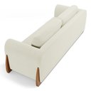 Ver imagem 7 de Sofá Living Bloom 160cm 02 Lugares com Pés de Madeira Bouclê Off White - Desk Design