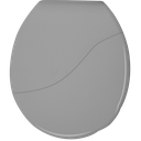 Ver imagem 1 de Assento Tampa para Vaso Sanitário Oval Plus Berllart Cinza Claro Durín