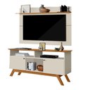 Ver imagem 1 de Painel Com Rack TV 55 Pol 1420X1475 Off White Nature Tebar